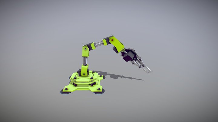 Animación brazo robot demo Producto 2022 2023 3D Model