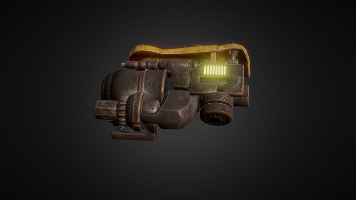 BumbleBee Blaster Reworked - Videogame 3D Model