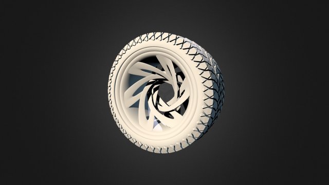 Wheel 2 3D Model
