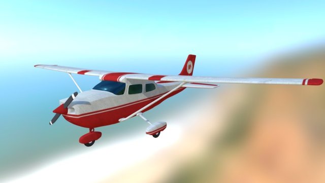 Cesna Airplane 3D Model