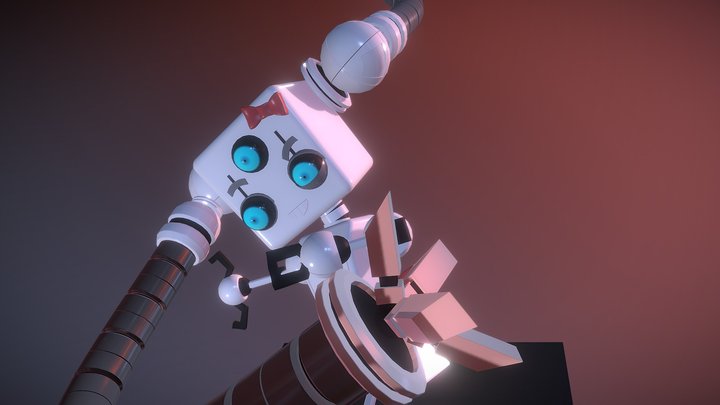 Robo Lass Final Pose 3D Model