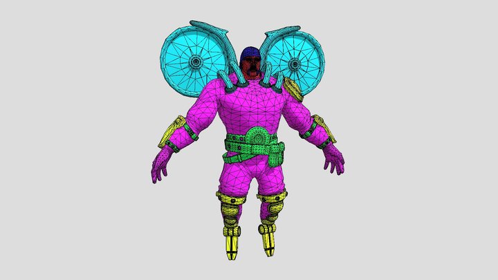 Al Calagan Low Poly 3D Model