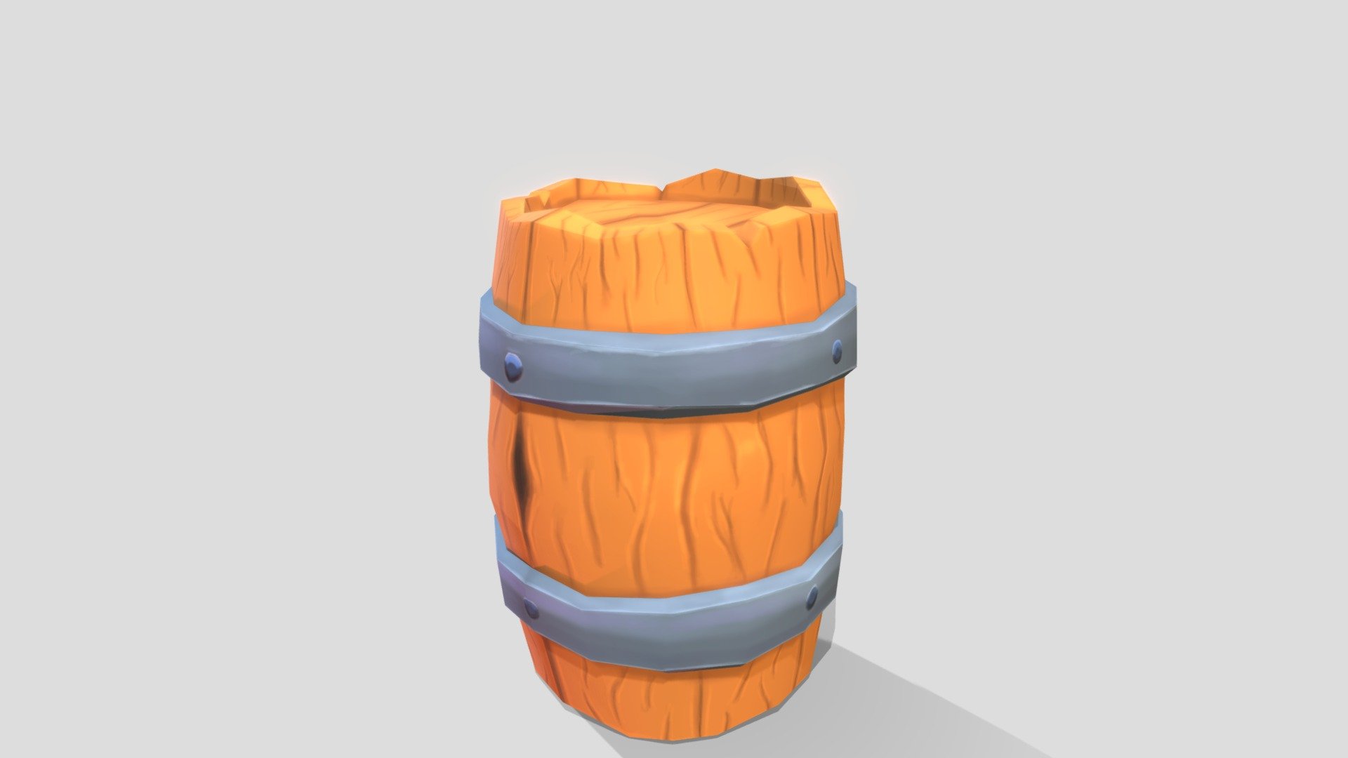 Barril 3d Blender 2.8
