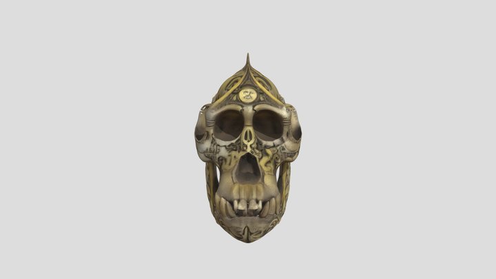 UKIR SKULL 3D Model