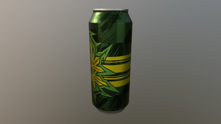Strike Beverage Can 3D Model