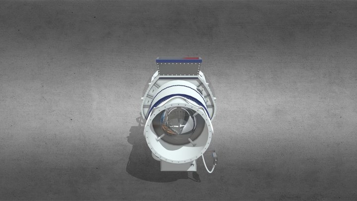 Gas-turbine plant GTAS-25P 3D Model