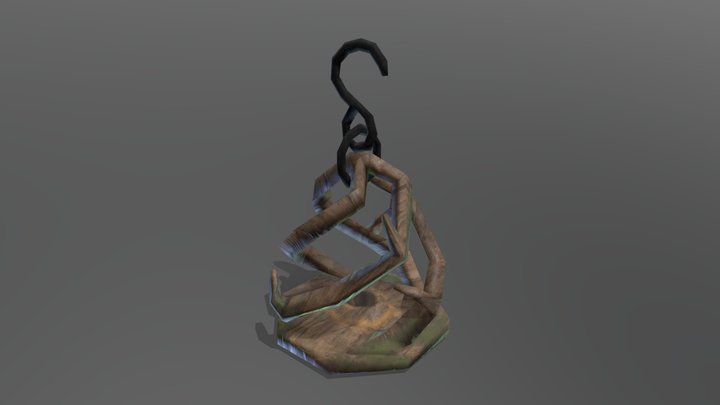 Wooden Marsh Lantern 3D Model