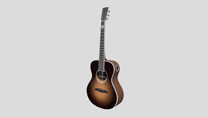 Last of Us 2 Inspired Guitar 3D Model