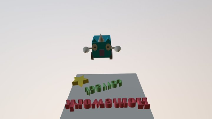 Homework Bot 3D Model
