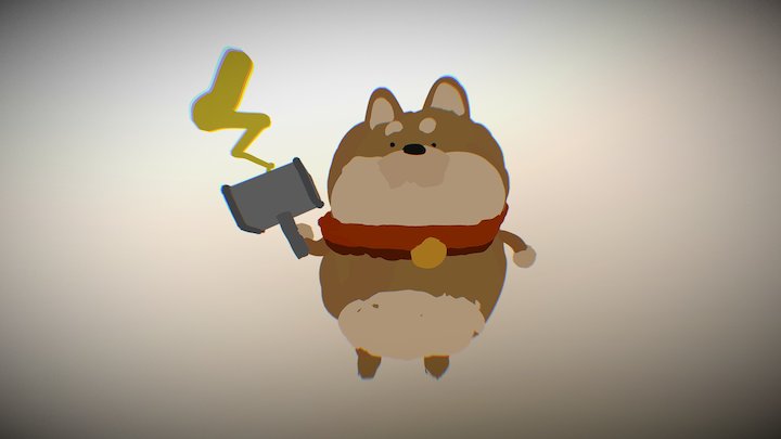 Quill-Waddle waddle Thor 3D Model