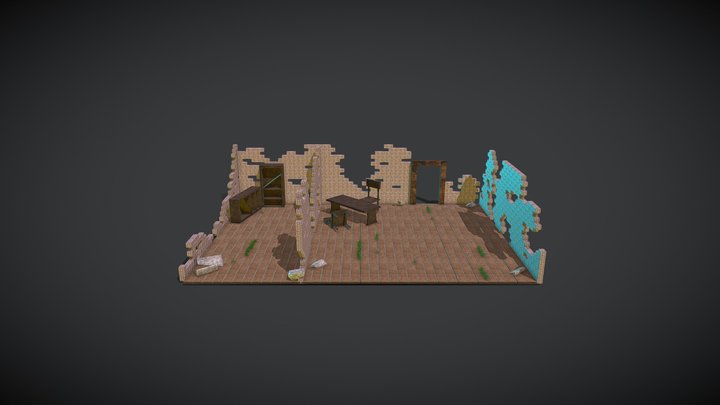 ABANDON HOUSE V2 3D Model