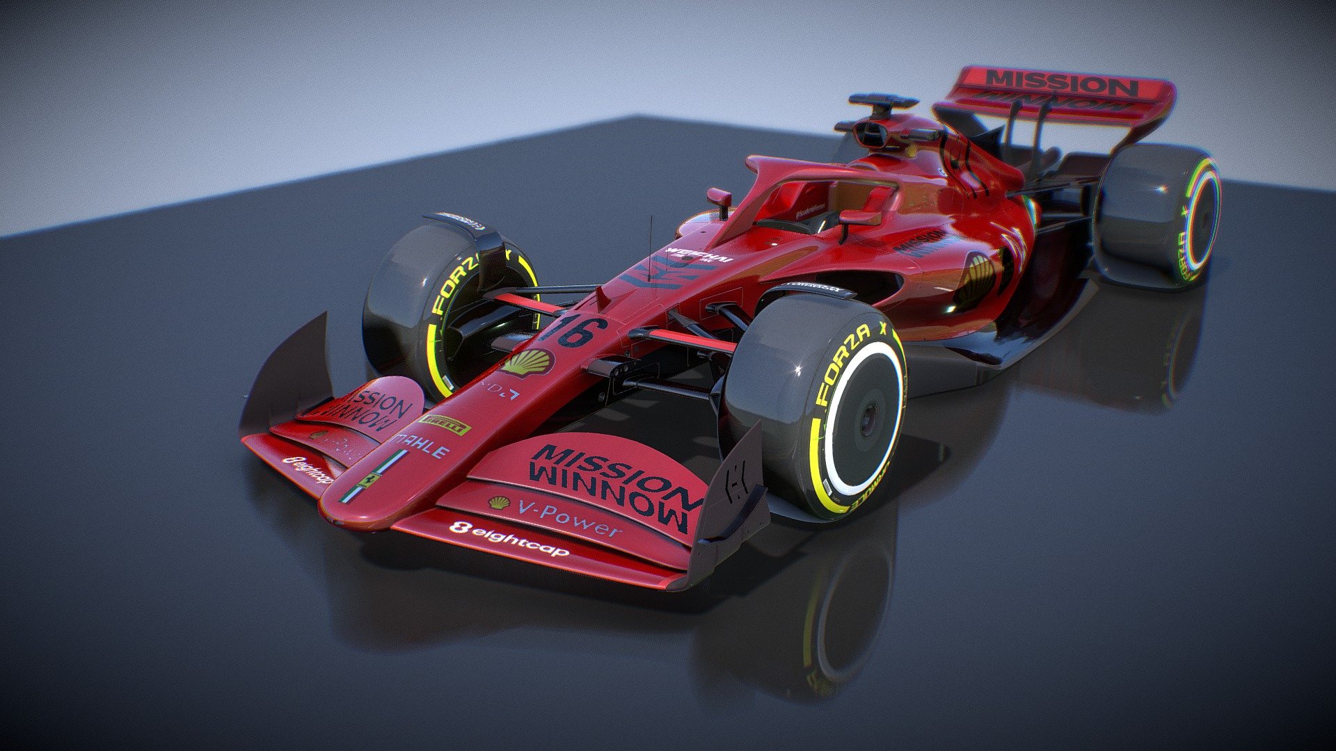 F1 2022 - Ferrari SF75 - 3D model by Jardis [bf9b592] - Sketchfab
