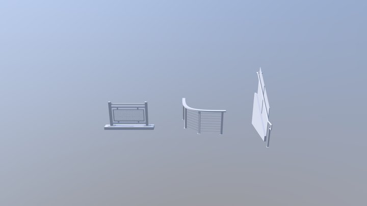 Railing Set 3D Model