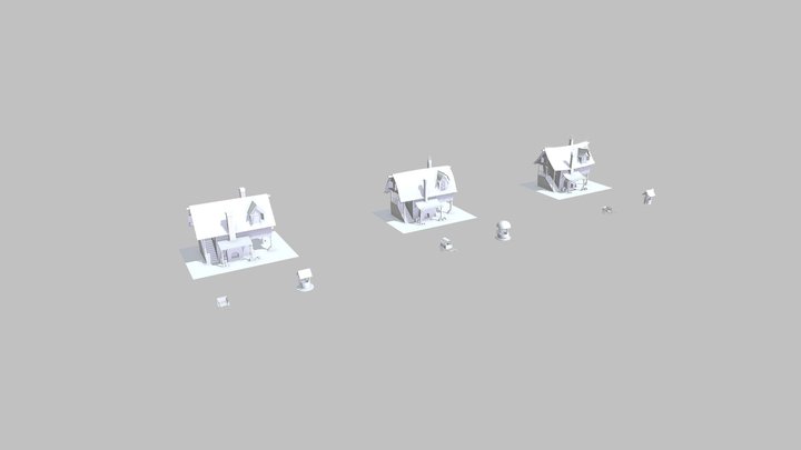 (XYZ_DP4)HW3_Silhouettes 3D Model