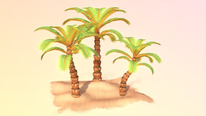 Palms 3D Model