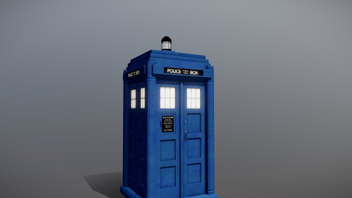 TARDIS | 15th doctor | exterior 3D Model