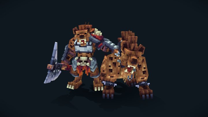Gnolls! [MythicMobs] 3D Model