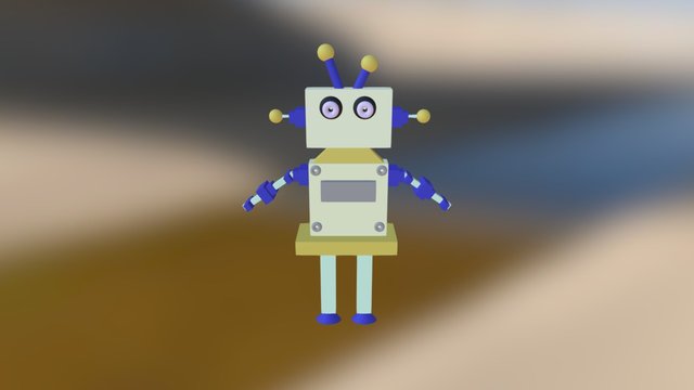 Robot Primera Clase 3D Model