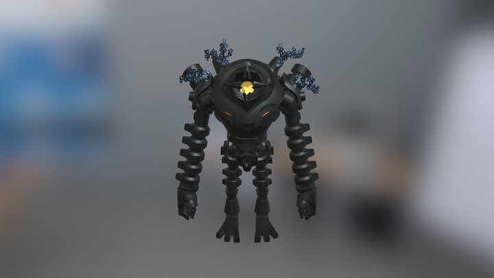 Robotic guard soldier 3D Model