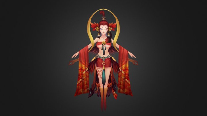 yuyan-anime character 3D Model