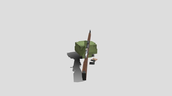Mosin rifle mod 1891/1930 3D Model