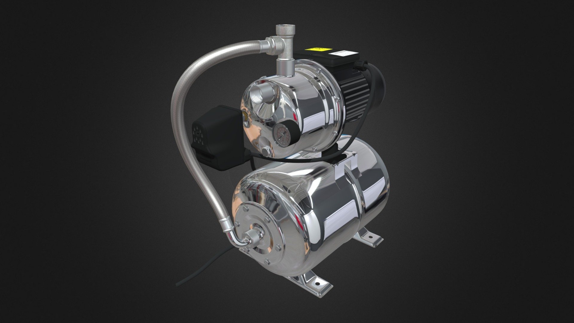Water Booster Pressure Pump WEB AR VR Ready