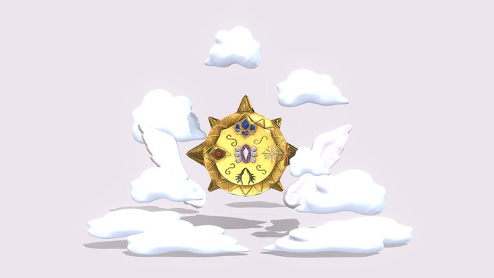 Bouclier Sakura card captor 3D Model
