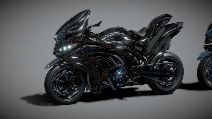 Motorcycle SZH2I2 3D Model