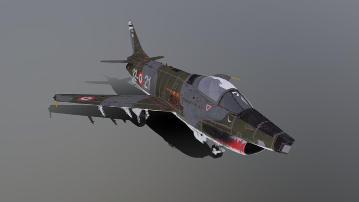 Fiat G.91Y – Modelo 3D gratuito STL
