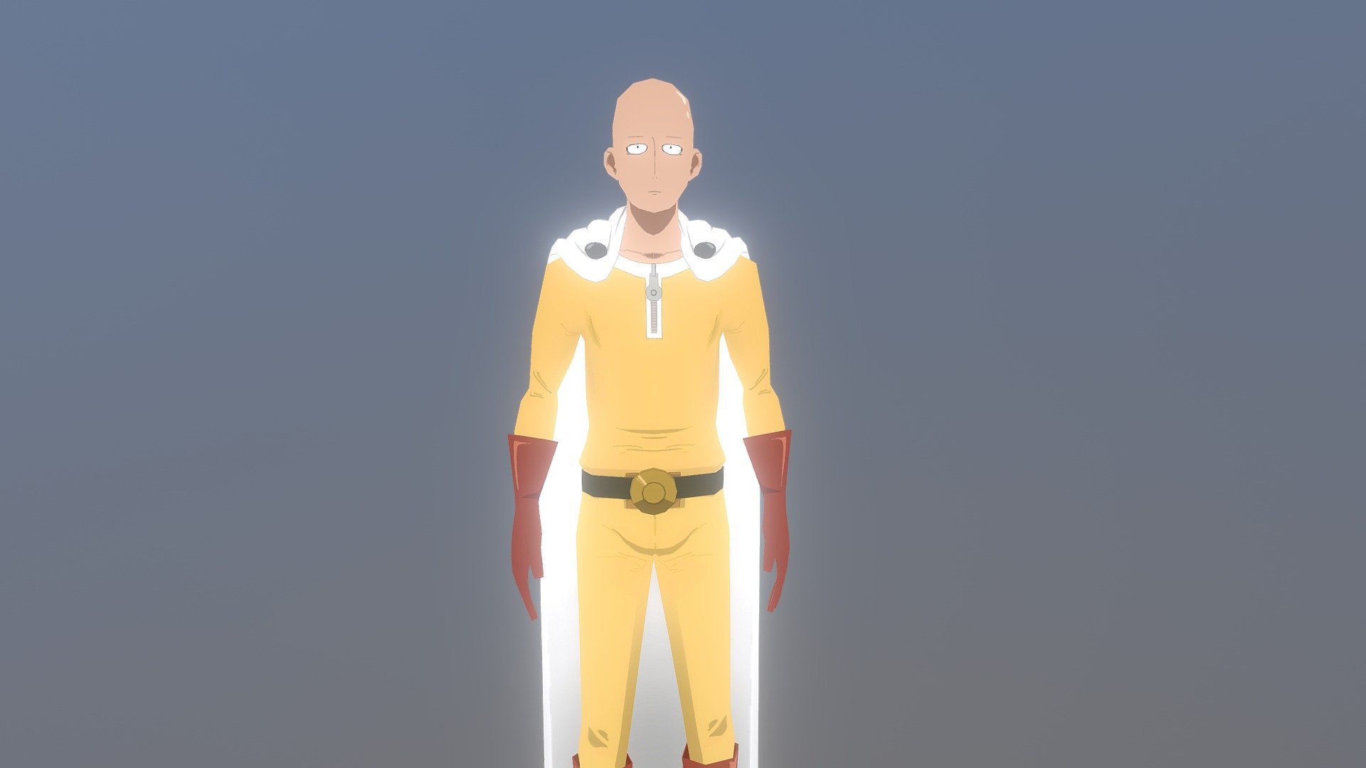 One punch cheap man model