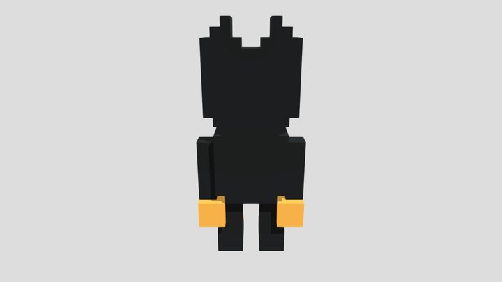 Cartoon Bendy 3D Model