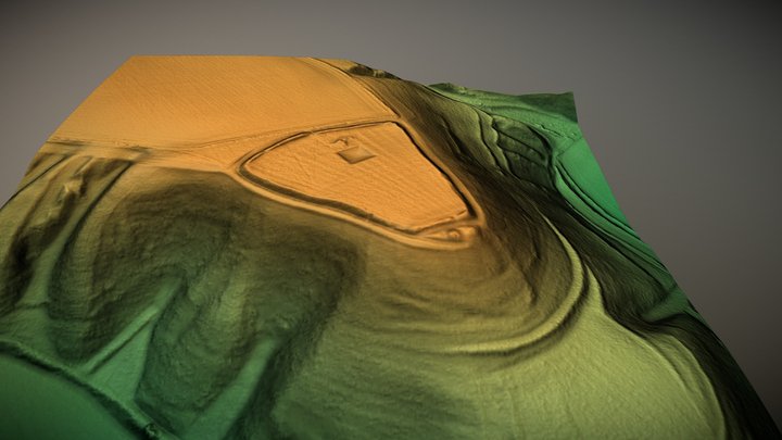 Oliver's Castle, Wiltshire (UK) – Free 3D Model STL