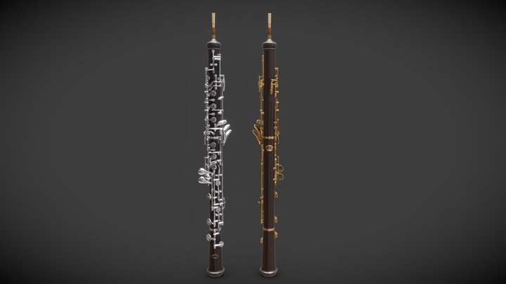 Oboe - Howarth Conservatoire S20C (Instrument) 3D Model