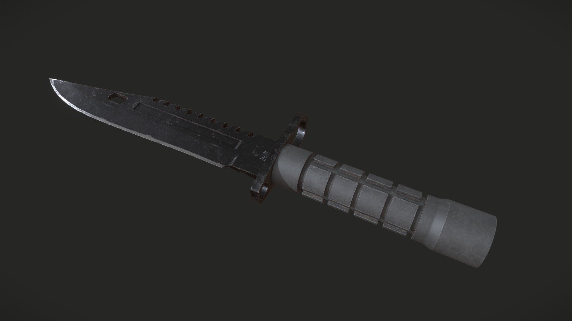 M9 Bayonet - 3D model by NicolasLg [bfa2884] - Sketchfab
