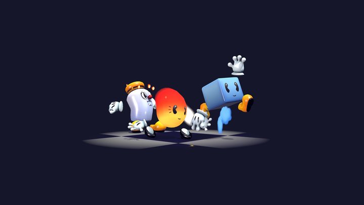 A Chilling Adventure: Characters 3D Model
