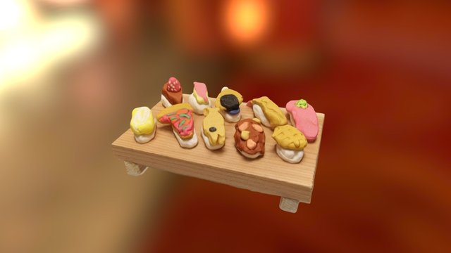 Kawari Sushi 3D Model