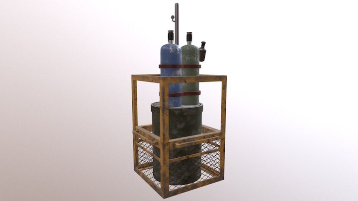 Bomb (Rainbow six siege Fan Art) 3D Model
