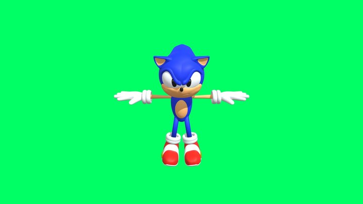 sonic 3D Model