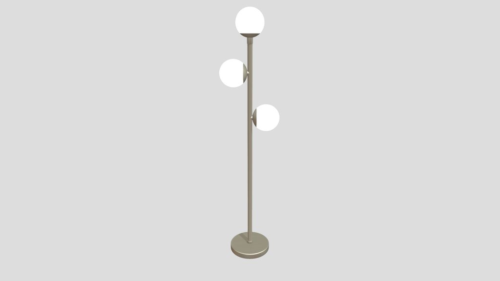 Triple Light Globe Standing Lamp