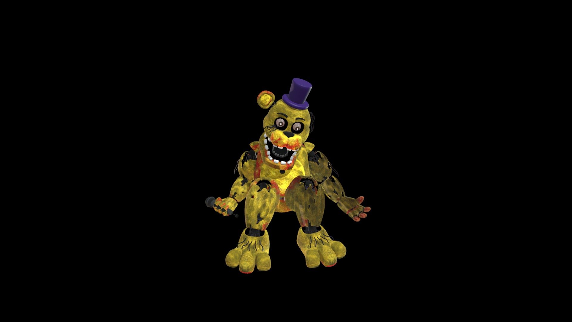Os Withered Golden Freddv2 fbx