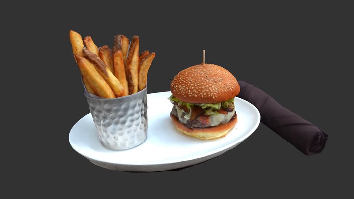 Shakespeare Burger 3D Model