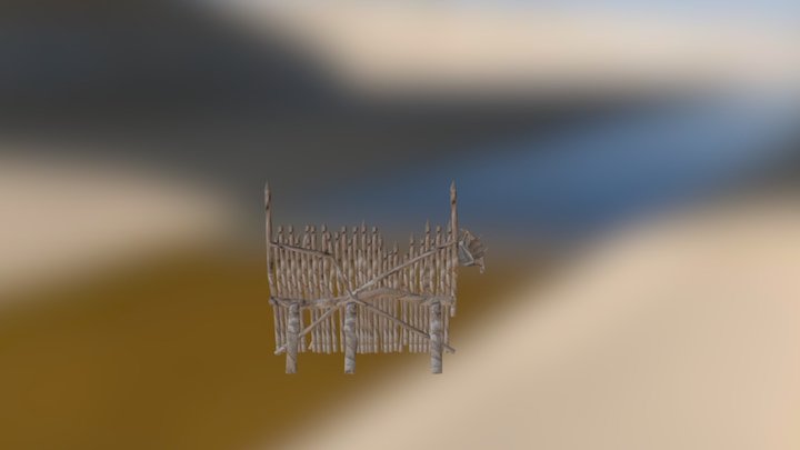 Ethiopian Fence 2 3D Model