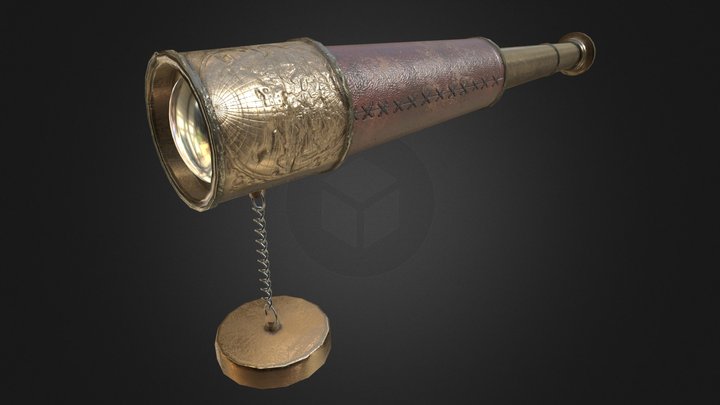 VR Scene - Telescope 3D Model