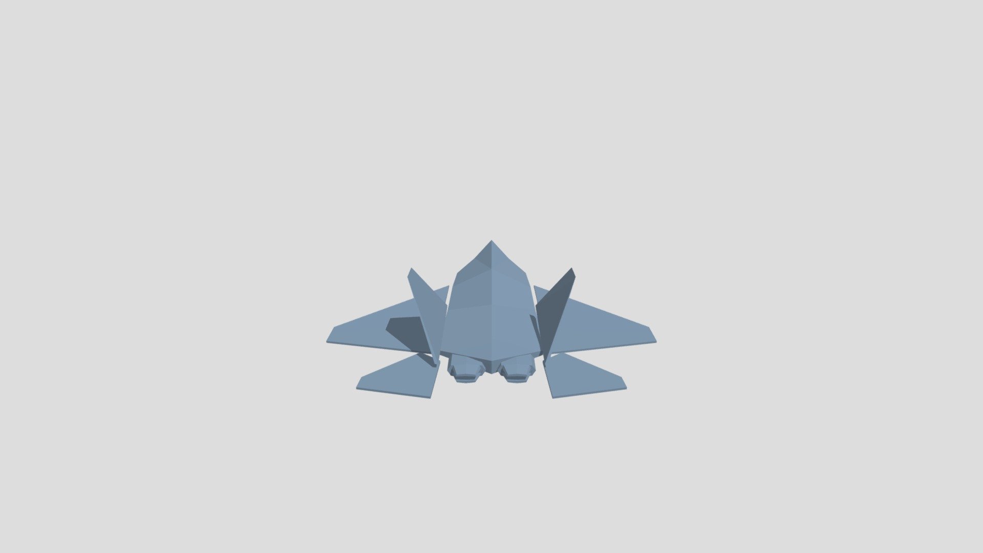 F22 Raptor lowpoly