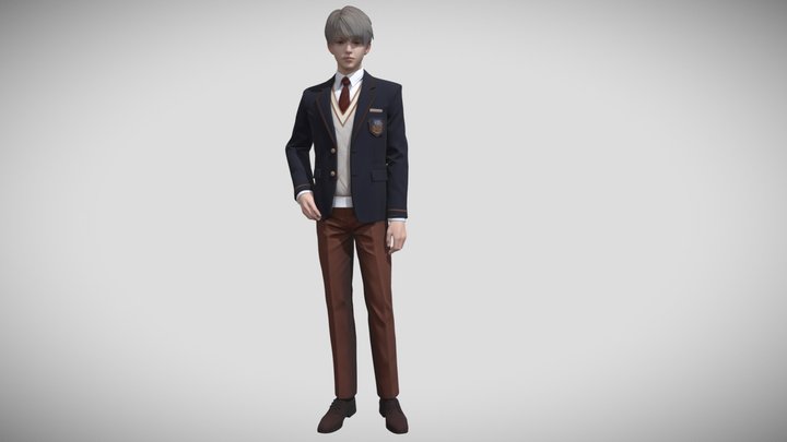 😲 The Cutest School Boy Ever! 🎒 – Free 3D Model STL