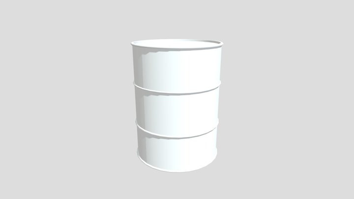 Drum Barrel 3D Model