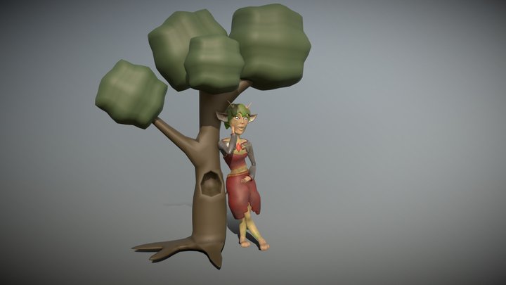 Lucca the Forest Trickster 3D Model