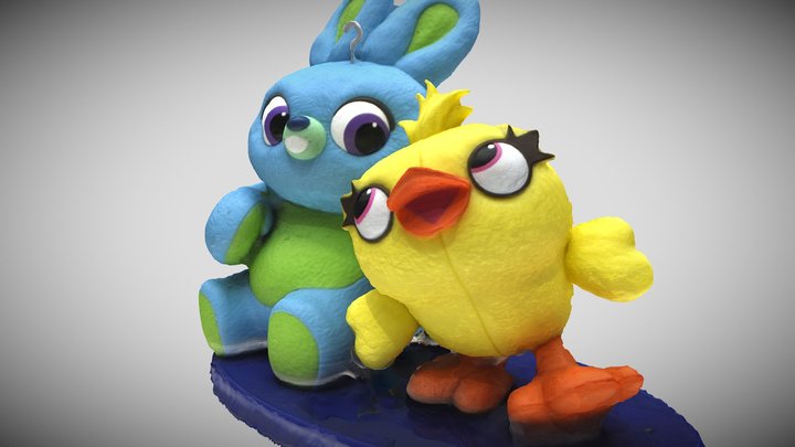 <!--Day4--> Ducky & Bunny 3D Model