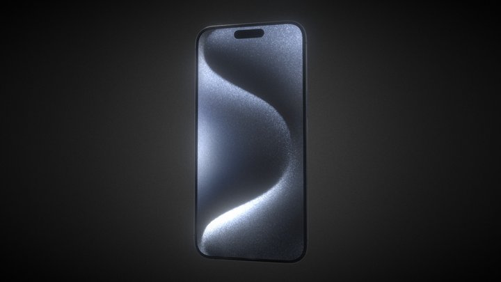 Apple iPhone 15 Pro Max Blue – Free 3D Model STL