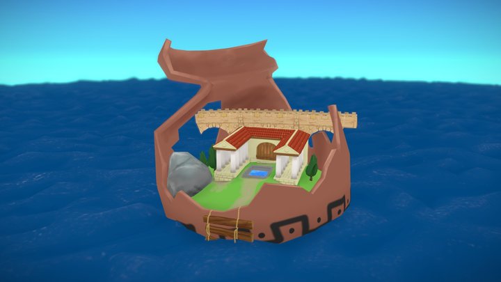 Amphora Island 3D Model